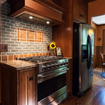 Frank Lloyd Wright Inspired Kitchen
