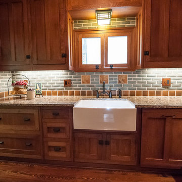 Frank Lloyd Wright Inspired Kitchen