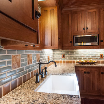 Frank Lloyd Wright Inspired Kitchen