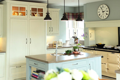 This is an example of a farmhouse kitchen in Belfast.