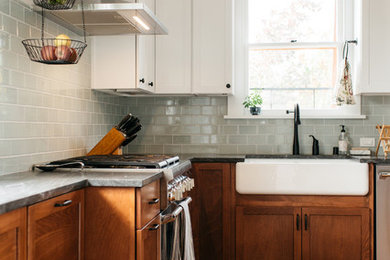 Inspiration for a traditional kitchen in Seattle.