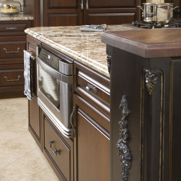 French Accents in Southern California Kitchen