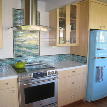 French-Brown Tile Kitchens