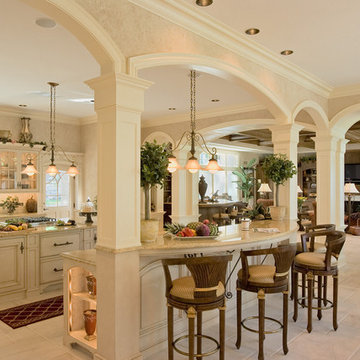 French Colonial Style Kitchen