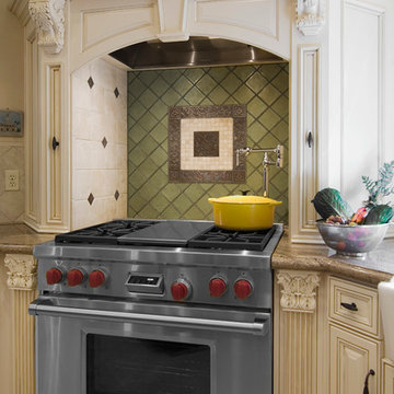 French Country Kitchen - California Design and Build Firm