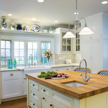 French Country Kitchen in an historic home.
