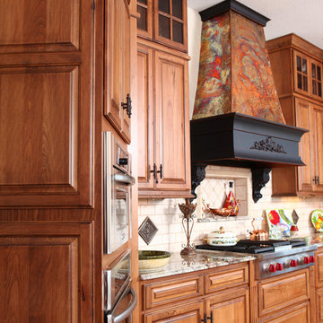 French Country Kitchen - Rustic Beech