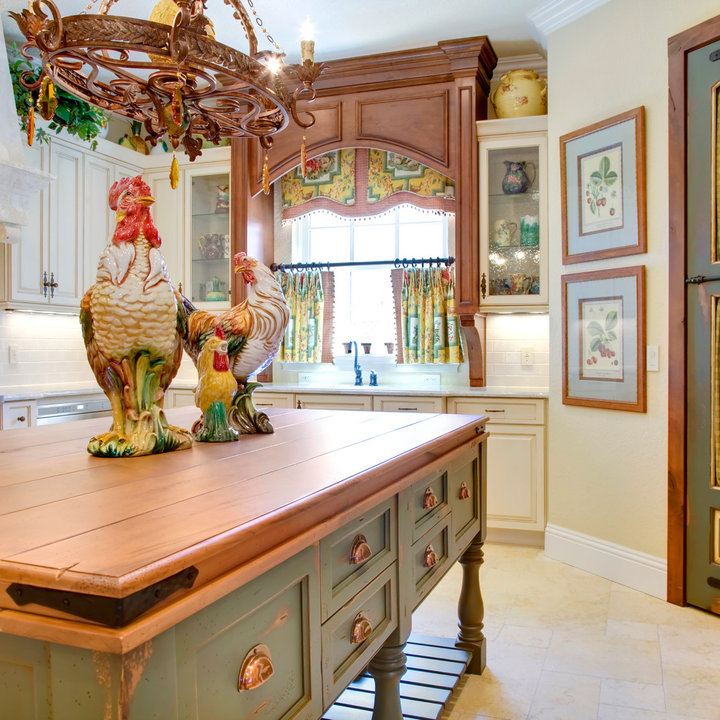 French Country Kitchen Island | Houzz