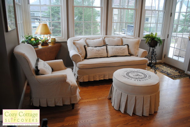 Traditional Kitchen by Cozy Cottage Slipcovers