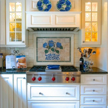 French Provencial Kitchen Interior Design, Harvard MA