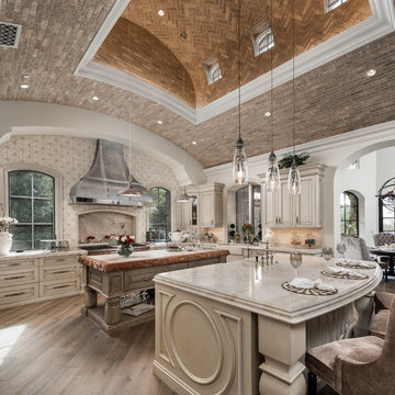 Vaulted Brick Kitchen Ceilings