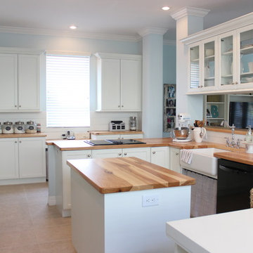 Fresh and Fun Farmhouse Kitchen in Westchase
