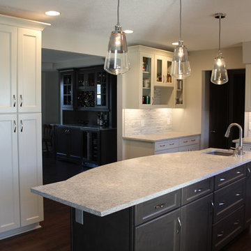 From drab to fab- traditional kitchen remodel