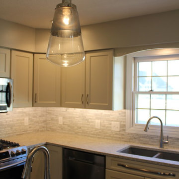 From drab to fab- traditional kitchen remodel