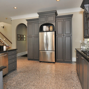 From white laminate thermofoil kitchen cabinets to gorgeous gray