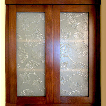 Frosted Glass Cabinet Inserts