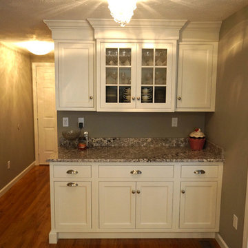 Frosty White beaded inset kitchen in Milford