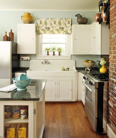 Eclectic Kitchen by Dona Rosene Interiors