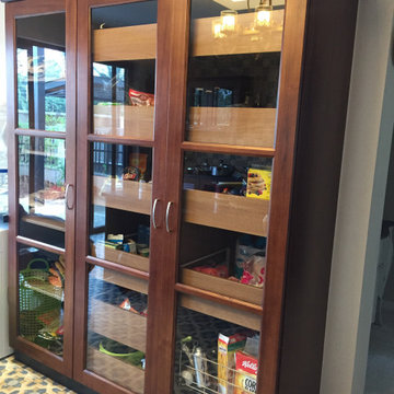 Full height kitchen cabinet in Teak by Hoop Pine