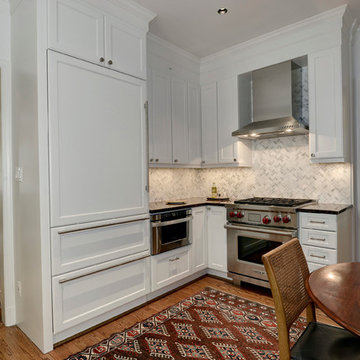 Fully integrated refrigerator and custom cabinetry