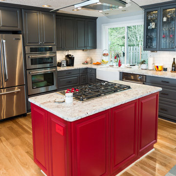 Functional & Colorful Kitchen