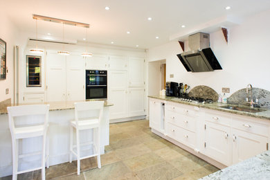 Example of a trendy kitchen design in Devon