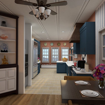 Future Project Farmhouse Kitchen Realistic Rendering