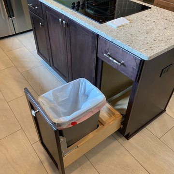 Gaithersburg Kitchen with Roll Out Trash
