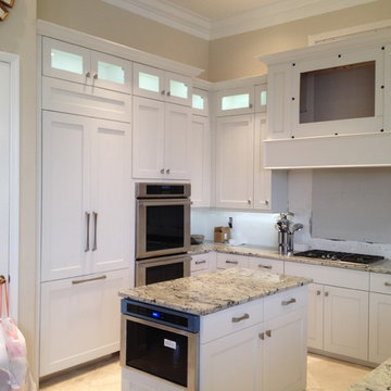 Gale and Lynn's White Kitchen Modification and Reface