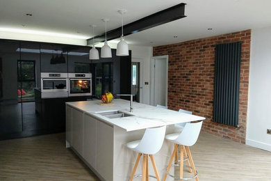 Inspiration for a contemporary kitchen in Other.