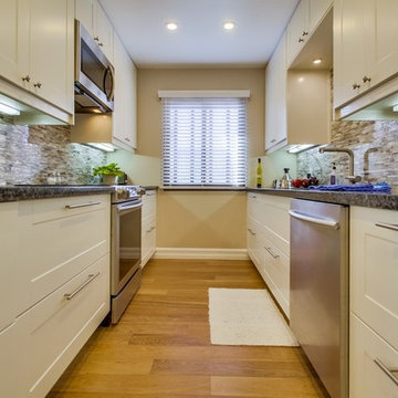 Galley Kitchen at entry