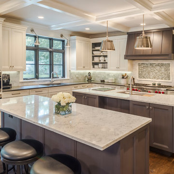 Geneva Transitional Home with Farmhouse Kitchen