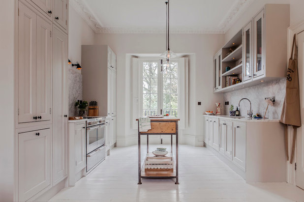 Transitional Kitchen by Compass and Rose