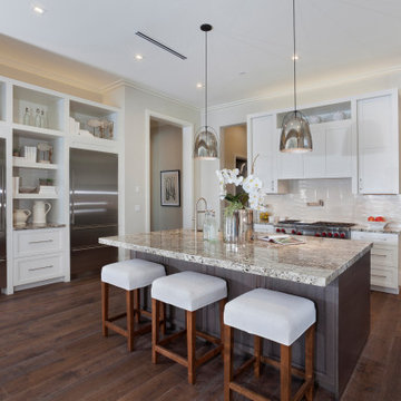 Glam Kitchen with Contemporary Elements - Delray Beach, FL