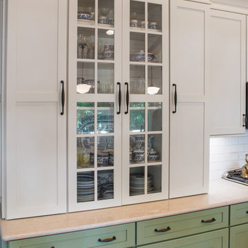 Glass Door Kitchen Cabinets