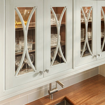 Glass Fronted Traditional Cabinets