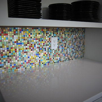 Glass Mosaic Tile - Kitchen Project