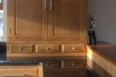 Glazed Oak storage cabinet