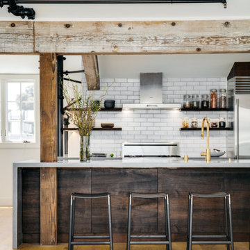 Glazed Thin Brick Kitchen