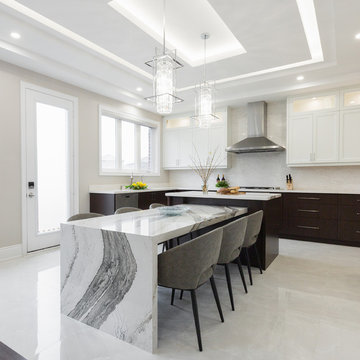 Gleaming Contemporary kitchen