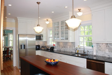 glen ridge kitchen - white cabinets