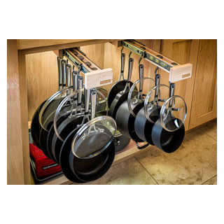 Cast iron cookware organizer - Traditional - Kitchen - Denver - by  Glideware