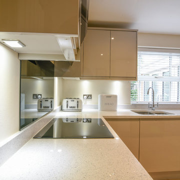 Gloss Cashmere second nature kitchen with Silestone worktops
