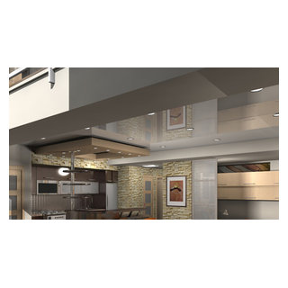 Gloss Stretched Ceiling Adds Texture In Modern Kitchen Laqfoil Ltd Img~be11441002b493c9 6555 1 C91e349 W320 H320 B1 P10 