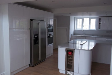 Gloss White Kitchen in Epping
