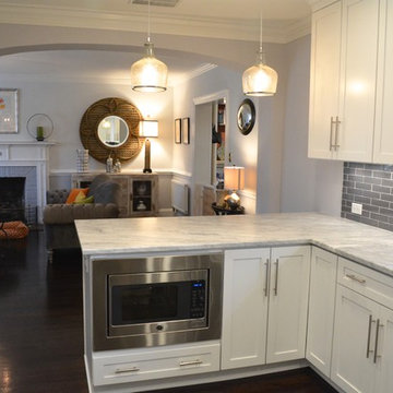Gorgeous Gray & White Kitchen