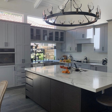 Gorgeous, Gray Cabinets for Kitchen Remodel