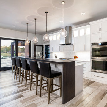 Gorgeous Modern Home w/ Dark Wood and Cambria Quartz Countertops