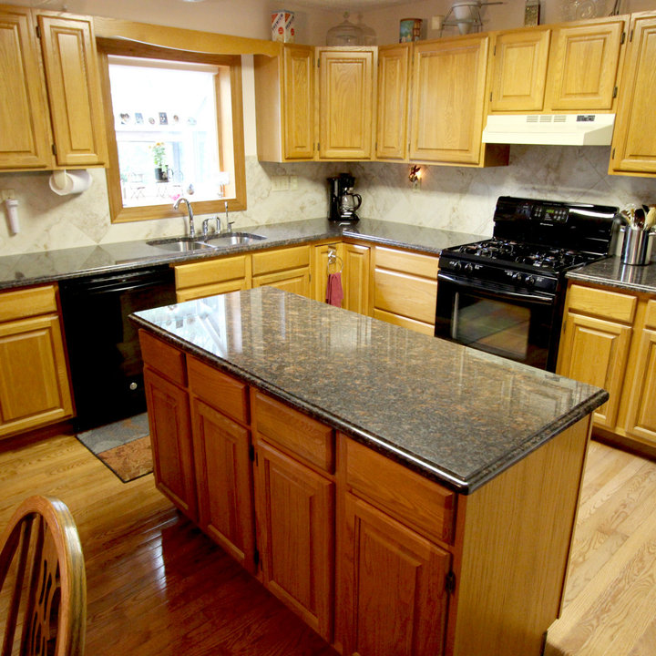 Granite Countertop Tile Backsplash Houzz