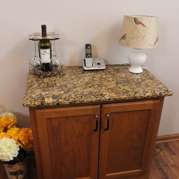 Granite Countertop with Tile Backsplash ~ Middleburg Heights, OH
